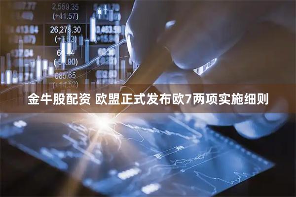金牛股配资 欧盟正式发布欧7两项实施细则
