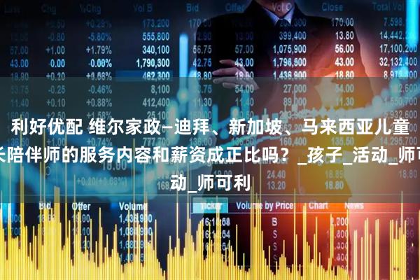 利好优配 维尔家政—迪拜、新加坡、马来西亚儿童成长陪伴师的服务内容和薪资成正比吗？_孩子_活动_师可利